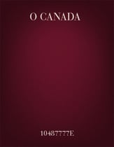 O Canada SATB choral sheet music cover